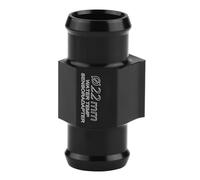 Ausla Water Temp Joint Pipe, Aluminum Alloy Hose Adapter with 2 Clamps for Accurate Temperature Measurement in Motorcycles (22mm)