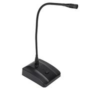 Ausla Weighted Base, Metal Goose Pipe, Heart Shape Directivity Wired Microphone with Mechanical Self-locking for Conference, Capacitive Transduction Method, Anti