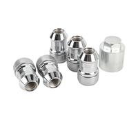 Ausla Wheel Locking Lug Nuts Chrome Plated Locking Bolts and Key 82215711AA Helps Deter Wheel Theft Maintains Balance Fits for JL JT 2018 2025 Steel or Aluminum