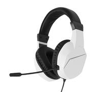 Ausla Wired USB A Headset, Gaming Headset with Mic 40mm Drivers 7.1 Surround Stereo Memory Foam RGB Noise Canceling Mic for PC Online Class Remote Work (White)
