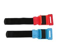 Ausla Wrist Straps for Dance Games, 2 Adjustable Sizes | Dual size elastic band, soft hook loop fabric, groove controller fix