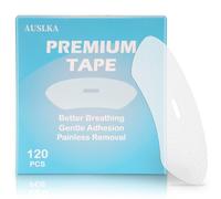 AUSLKA Gentle Hypoallergenic Tape 120 PCS, Mouth Tape, Latex Free PE Tape, Pain-Free Removal Tape, Silicone Adhesive Strips, Large Siz （3.5in X 1.2in）