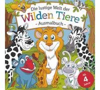 Ausmalbuch-Die lustige Welt der wilden Tiere