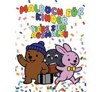 Ausmalbuch für Kinder - Tiere