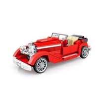 Auspcers Technic Classic Cars Model Building Kit, 318PCS Building Kit for Retro Classic Sports Car Model, Gifts for Teenagers Adults