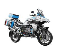 Auspcers Technik Motorcycle Building Blocks for R1250 GS, 2369 Pieces 1:5 Technology Super Motorcycle Model Construction Set for Ages 15 and Above, Compatible with Large Brands (with Original