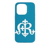 Auspice Maria Catholic Virgin Mary Insignia Monogram Case for iPhone 15 Pro
