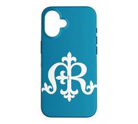 Auspice Maria Catholic Virgin Mary Insignia Monogram Case for iPhone 16