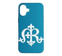 Auspice Maria Catholic Virgin Mary Insignia Monogram Case for iPhone 16 Plus