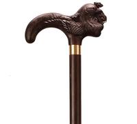 Auspicious Dragon Head/Phoenix Head Walking Cane, Natural Non-Slip Wenge Mobility, for Men and Women(B,87Cm(Use Height 165 170Cm))