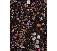 Auspicium Floral Peel and Stick Wallpaper Blooming Flowers Self Adhesive Removable Wallpaper Wall Stickers for Home Bedroom Cabinets Thicken 17.3" x 118"