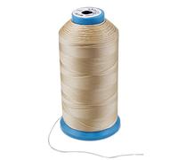 AusseL Bonded Nylon Sewing Thread 1500 Yard Size T70#69 for the Upholstery, Outdoor Market, Drapery, Beading, Luggage, Purses (Beige)