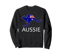 Aussie Australian Flag with Kangaroo Sweatshirt