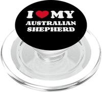 Aussie Australian Shepherds I Love My Australian Shepherd PopSockets PopGrip for MagSafe
