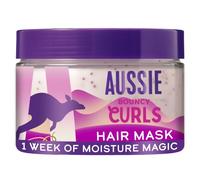 Aussie Bouncy Curls Butter Hair Mask 500ml to Detangle, Nourish and Deeply Moisturise Wavy and Curly Hair, Infused with Jojoba, Coconut and Australian Macadamia Nut Oils, Vegan and Cruelty-Free