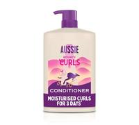 Aussie Bouncy Curls Hydrating Conditioner 1L XXL | Lightweight, no weigh down | Daily Moisture Boost for Wavy & Curly Hair | With Jojoba, Coconut & Australian Macadamia Nut Oil | Vegan & Cruelty-Free