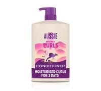 Aussie Bouncy Curls Hydrating Conditioner 1L XXL | Lightweight, no weigh down | Daily Moisture Boost for Wavy & Curly Hair | With Jojoba, Coconut &