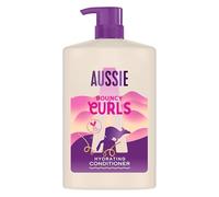 Aussie Bouncy Curls Hydrating Conditioner, Daily Moisturise Boost for Wavy and Curly Hair, with Jojoba, Coconut & Australian Macadamia Nut Oils, No Weighing Down, Vegan and Cruelty-Free, 1 L