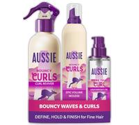Aussie Bundle: Define, Hold, Finish! 2nd Day Curl Reviver 200ml + Lightweight Hair Oil 95ml + Epic Volume Mousse 200ml