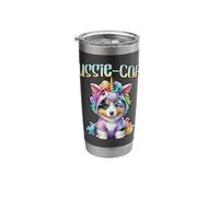 Aussie Corn Cute Unicorn Australian Shepherd Graphic Stainless Steel Insulated Tumbler