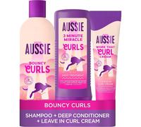 Aussie Curls Shampoo and Conditioner Set with Leave In Conditioner Curl Cream, Curly Hair Products with Coconut Oil, Jojoba Oil & Macadamia Nut Oil 3