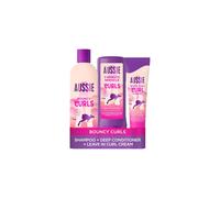 Aussie Curls Shampoo and Conditioner Set with Leave In Conditioner Curl Cream, Curly Hair Products with Coconut Oil, Jojoba Oil & Macadamia Nut Oil