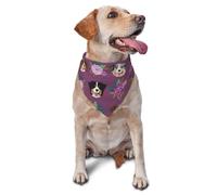 Aussie Dog Floral Australian Shepherd DogDog Bandanas Cat Puppy Scarfs Washable Pet Handkerchief