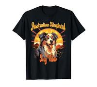 Aussie Dog Vibes design of a Australian Shepherd T-Shirt