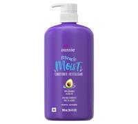 Aussie For Dry Hair Paraben-Free Miracle Moist Conditioner With Avocado & Jojoba 30.4 Fluid Ounce 4 Count