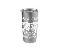 Aussie Huge Ears Worst Listener, Australian Shepherd Stainless Steel Insulated Tumbler