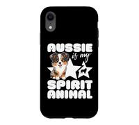 Aussie Is My Spirit Animal Kawaii Australian Shepherd Case for iPhone XR