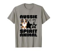 Aussie is My Spirit Animal Kawaii Australian Shepherd T-Shirt