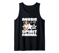 Aussie is My Spirit Animal Kawaii Australian Shepherd Tank Top