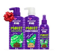 Aussie Kids Shampoo, Conditioner, and Detangler Bundle, Sulfate Free and Paraben Free, Shampoo and Conditioner 16 fl oz each, Spray 8 fl oz