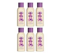 Aussie Mega Shampoo with Australian Blue Mountain Eucalyptus Extract, Mini Travel Size, 90ml, 6 Pack