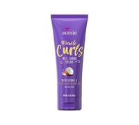 Aussie Miracle Curls Frizz Taming Cream 6.8 Ounce (Coconut & Jojoba Oil) (2 Pack)