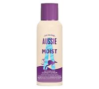 Aussie Miracle Moist Detangling Conditioner 100ml. Moisture-Quenching Formula to Revive and Restore Brittle & Dry Hair. Infused with Australian Macadamia Nut Oil. Vegan and Cruelty-Free