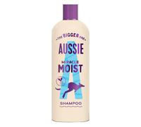 Aussie Miracle Moist Shampoo 600ml. Moisture-Quenching Formula to Revive and Restore Brittle and Dry Hair. Infused with Australian Macadamia Nut Oil,