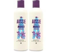 Aussie Miracle Moist Shampoo for Dry Hair 300ml X 2