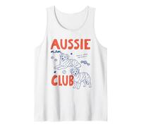 Aussie Mom Club Australian Shepherd Dog Owner Mothers Day Tank Top