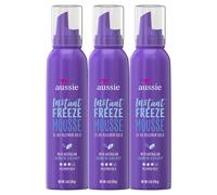 Aussie Mousse with Jojoba & Sea Kelp Instant Freeze 24 Hour Hold 6 fl oz Triple Pack