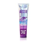 Aussie Oh My Gloss Moisture-Mazing Leave-In Treatment Lightweight Serum 160ml, Moisture & Shine Booster for Dull Hair. With Jojoba, Safflower & Australian Macadamia Nut Oils. Vegan & Cruelty-Free