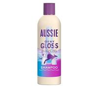 Aussie Oh My Gloss Shampoo 300ml, deeply Moisturises Dry and Dull Hair, infused with Australian White Strawberry, sulphate-Free Formula, for Instantly Shinier and Glossy Hair, vegan and Cruelty-Free
