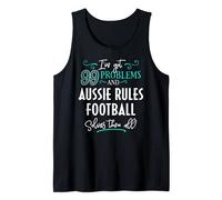 Aussie Rules Football Aussie Rules Football Solves Them All Tank Top