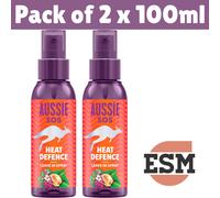 Aussie SOS Heat Defence Leave In Spray 100ml Keeping Hair Hydrated Vegan Formula