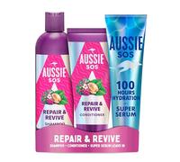 Aussie SOS Repair & Revive Bundle: Shampoo 300ml , Conditioner 200ml, Serum 160ml