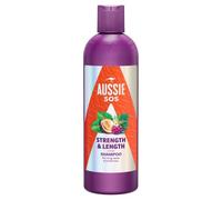 Aussie SOS Strength & Length Shampoo 300ml for Long, Weak and Brittle Hair