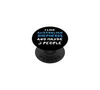 Aussies I Like Australian Shepherds And Maybe 3 People PopSockets Adhesive PopGrip