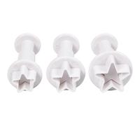 Ausstechform mit Stern-Motiv, 3 Stück (US IMPORT)