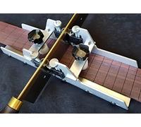 Aust Luthiers Supplies Guitar Fret Slotting Mitre Box & Saw Set - Silver Aluminium - 12 Inch Blade - 12 x 3 x 1/2 Inch - Includes Saw & Clamps
